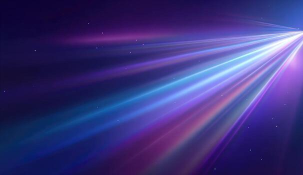 Light beam shining on a dark background photo