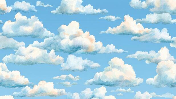 A large group of clouds in the sky photo