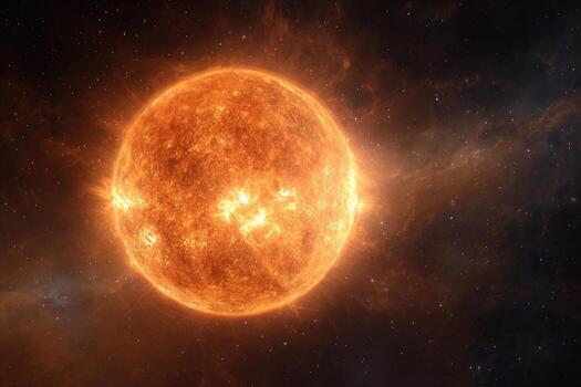 The sun is shown in this image photo