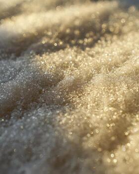 A close up of a pile of snow photo