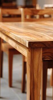 A table with chairs photo