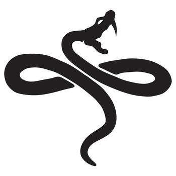 infinito serpiente elemento icono diseño vector