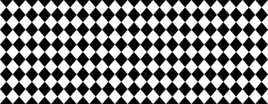 Abstract black and white diamond pattern. Stylish geometric design perfect for backgrounds, textiles, or website design. Creates a bold, graphic impact, symbolizing contrast and balance. vector