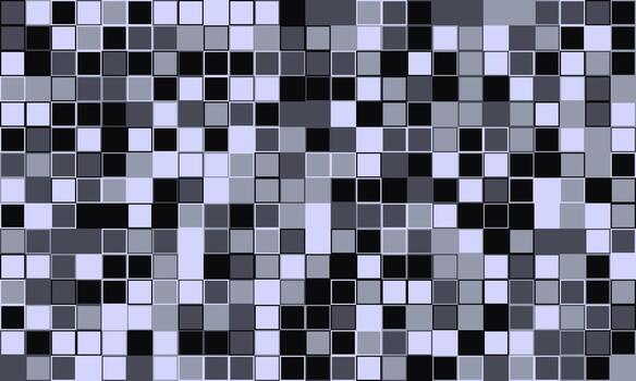 resumen escala de grises mosaico modelo. Perfecto para tecnología, datos visualización, o moderno diseño proyectos sugiere complejidad, conexión, y digital fluir. vector