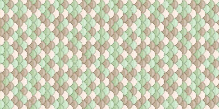 Elegant pastel green and beige scale pattern. Perfect for textile design, website backgrounds, or any project needing a subtle, textured aesthetic. vector
