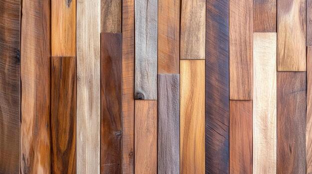 Wood panel background with different colors photo
