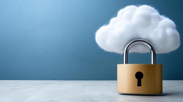 Cloud computing and security photo