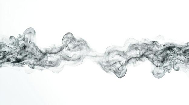 Smoke on white background, abstract background photo