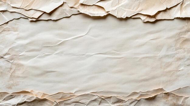 Old paper background with torn edges photo