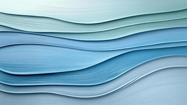 Abstract blue waves background with wavy lines photo
