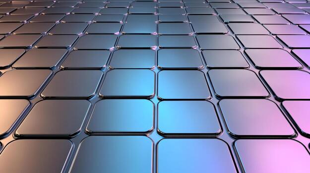 Futuristic grid pattern with vibrant RGB hues reflecting light beautifully photo