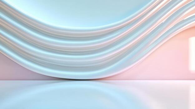 3d rendering of a white and pink background photo