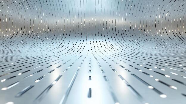 A metal background with many dots photo