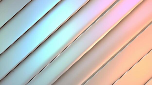 A metallic background with a rainbow stripe pattern photo