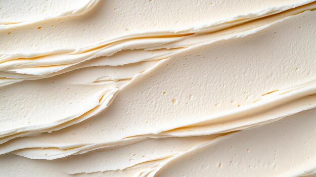 un cerca arriba de un blanco Crema foto