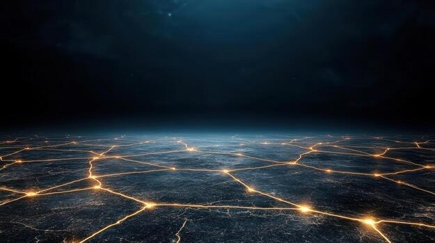 An abstract image of a network of lines photo