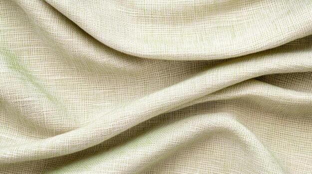 A close up of a light green fabric photo