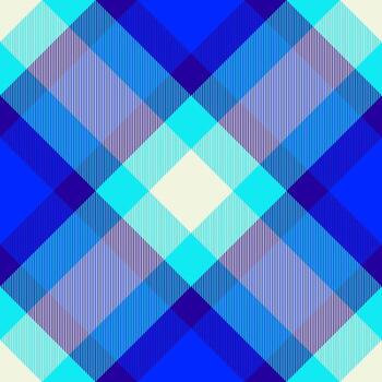 Classic plaid pattern in shades of blue. Represents tradition, fabric, and design. Useful for backgrounds, textures, and textile design projects. Versatile and timeless. vector