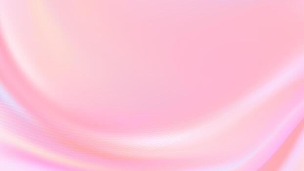 A gentle abstract background with a creamy, glowing swirl of sweet pink and peach. vector