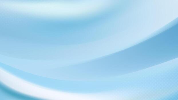 A clean and refreshing abstract background with serene, flowing waves of light sky blue. vector