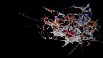 design av psychedelic kromtyp trogen y2k looping design element bakgrund video