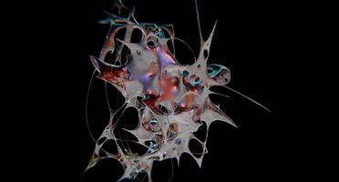 design av strålnings kromtyp trogen y2k looping design element bakgrund video