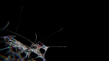 a Design of Trendy chrometype futuristic y2k looping design element Background video