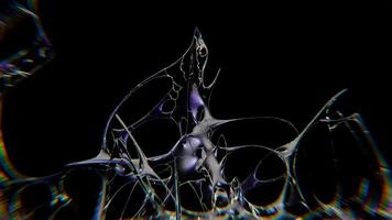 ini design di galattico cromotipo futuristico y2k looping design elemento sfondo video