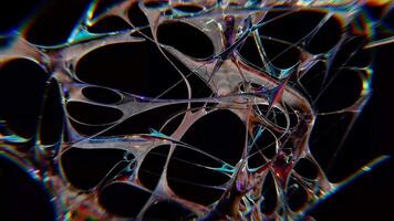 Design of Gradient chrometype futuristic y2k looping design element Background video