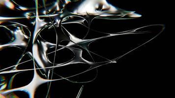 looping design av konceptuell kromtyp trogen y2k looping design element bakgrund video