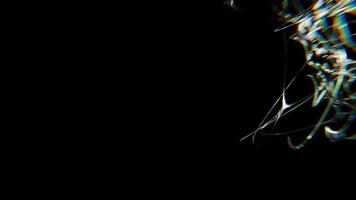 vertical Projeto do fractal tipo cromado futurista ano 2000 looping Projeto elemento fundo video