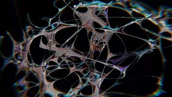 a Design of Technical chrometype futuristic y2k looping design element Background video