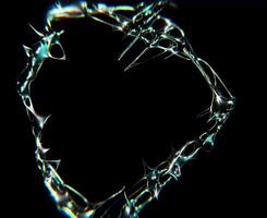 brillante diseño de tipo de cromo futurista y2k bucle diseño elemento antecedentes video