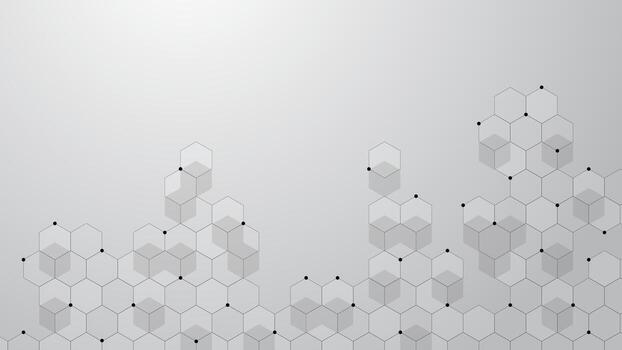 geométrico resumen antecedentes con hexágono modelo. médico, tecnología, y Ciencias diseño. vector