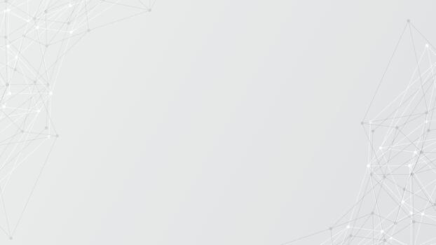 Network connection with lines and dots. White global communication concept. Abstract plexus technology futuristic network background vector