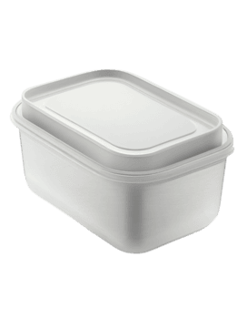 esvaziar plástico Comida recipiente isolado em transparente fundo exibindo simplicidade e versatilidade dentro cozinha armazenamento png