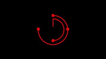 Abstract Technology Connection Loop Animation Icon video