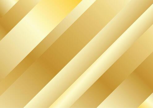 Golden abstract background with diagonal metallic stripes, luxury texture, and elegant gradient design. Perfect for use in modern graphic design, business presentations, posters, or digital wallpapers vector