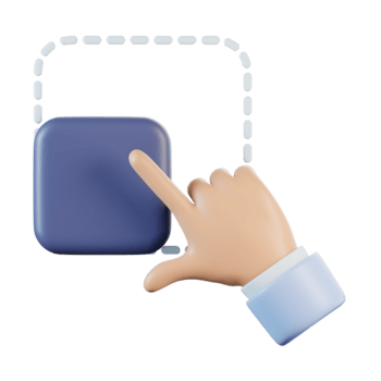 Hands Scaling an Object Up 3D Icon png