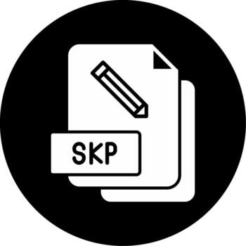 SketchUp SKP File Glyph Circle Inverted vector