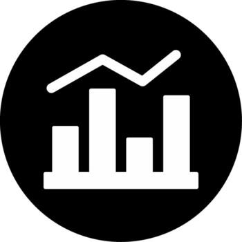 Statistical Chart Graphs Glyph Circle Inverted vector