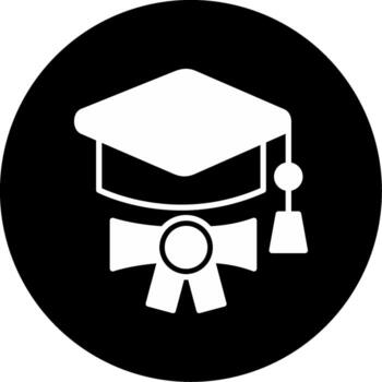 Foreign Language Skills Glyph Circle Inverted vector