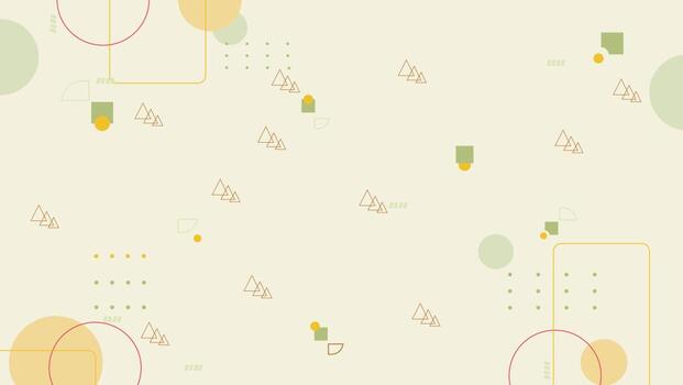 A pattern with geometric shapes and circles vector