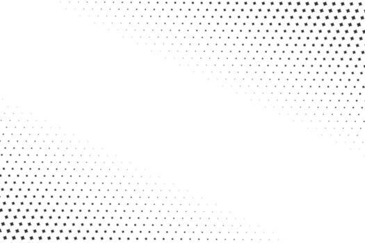 Abstract dotted gradient halftone background. Horizontal seamless dots pattern in retro pop art style. Modern stylish texture for wallpaper, print, cover, poster. illustration bg. vector