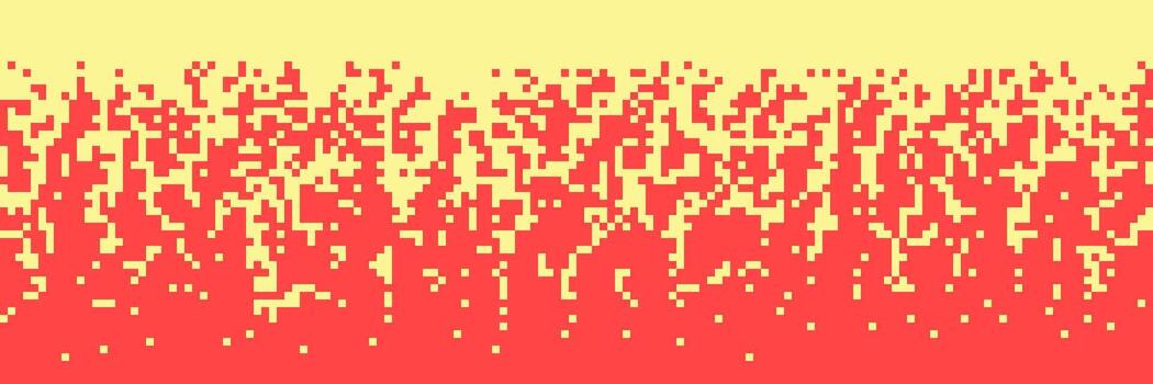 Pixel pattern. Disintegration pixel effect illustration. Pixel mosaic background vector