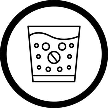 Effervescent Sharp Edge Style Visual vector