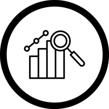 Statistical Analysis Mobile Application Style Illustration vector