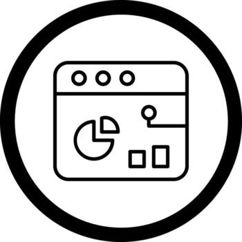 inteligente datos interactivo usuario interfaz diseño vector