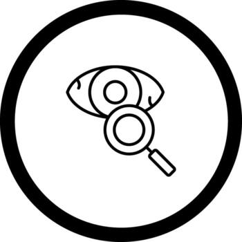 ojo prueba vívido solicitud ui elemento vector