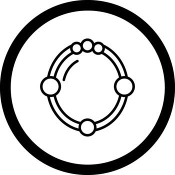 magia espejo personalizado línea establecido elemento vector